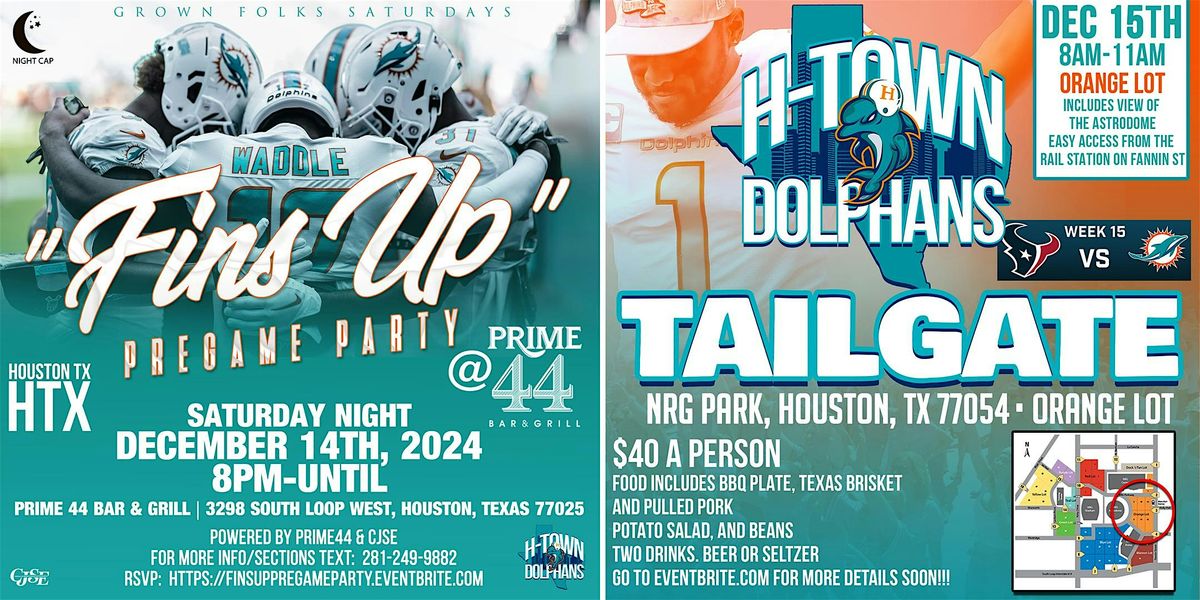 FINS UP: Pregame Party & Tailgate