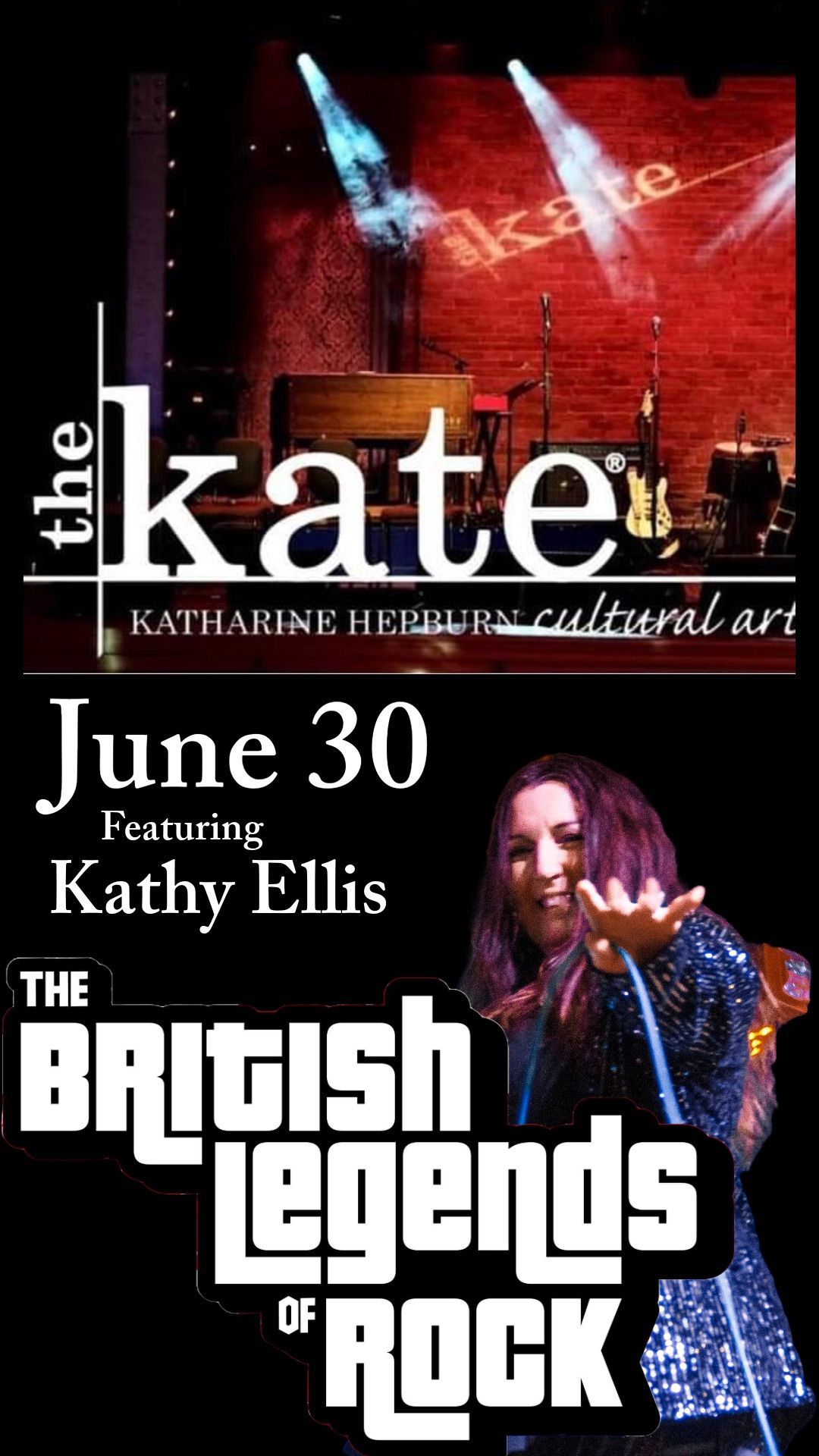 The British Legends of Rock @ The Kate featuring Kathy Ellis
