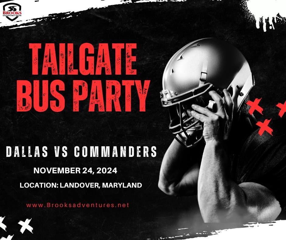 Dallas Cowboys @ Washington Commanders Tailgating Bus Party