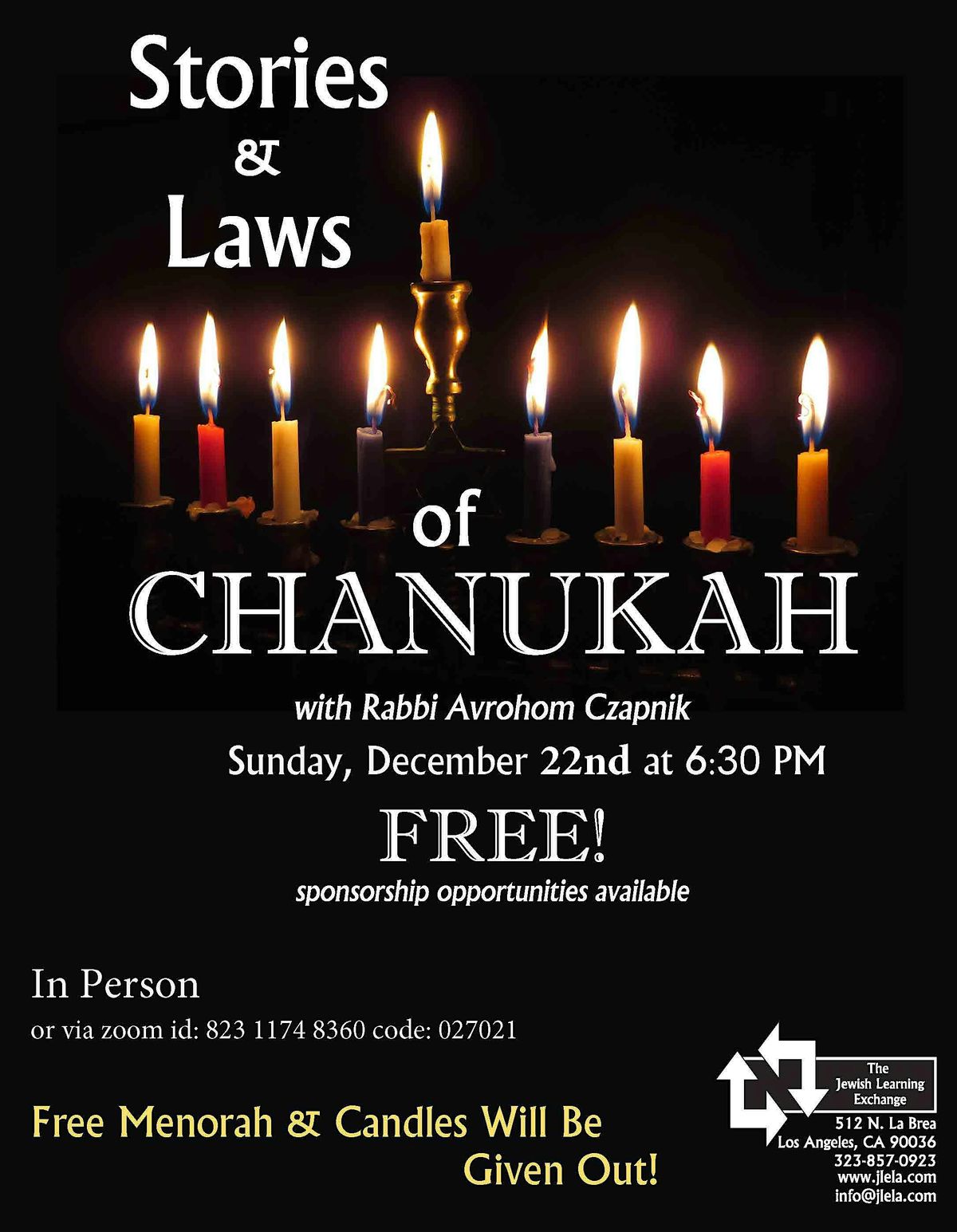 Stories & Laws of Chanuka