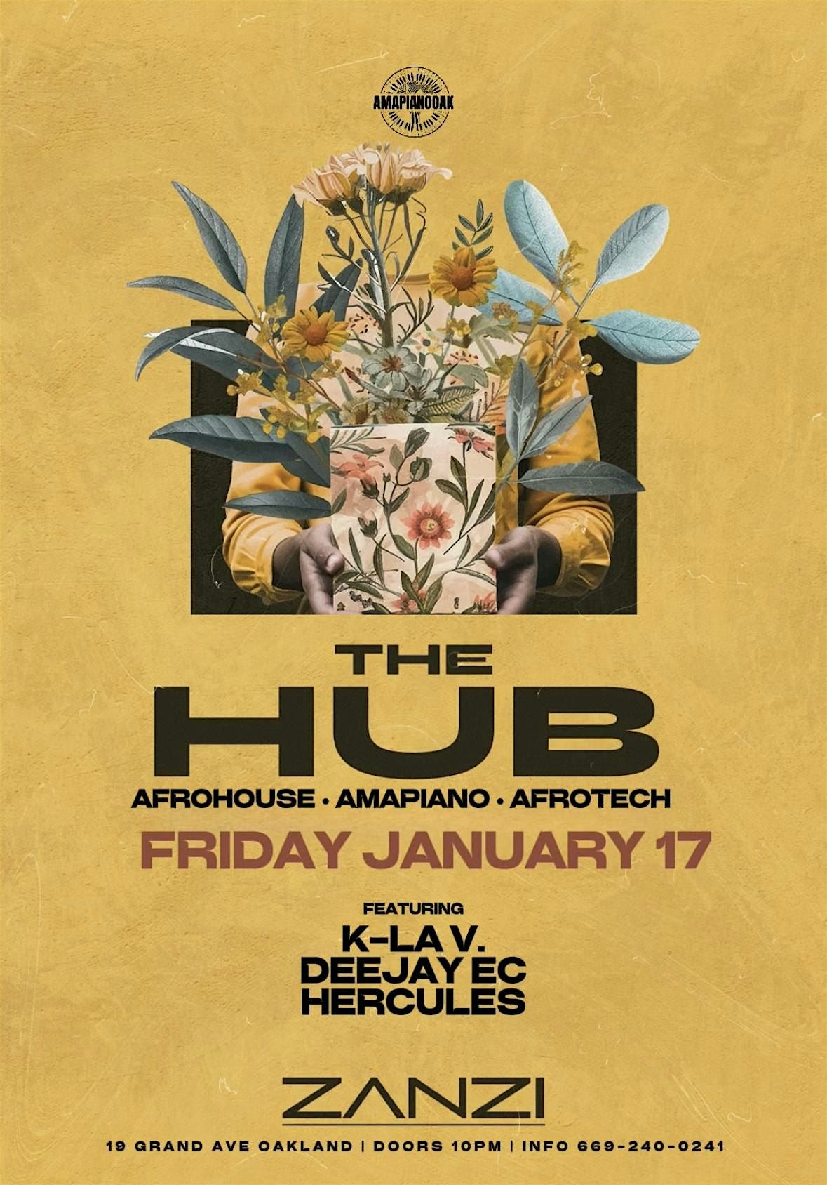 The HUB - Afrohouse, Afrotech, House, Amapiano 1\/17