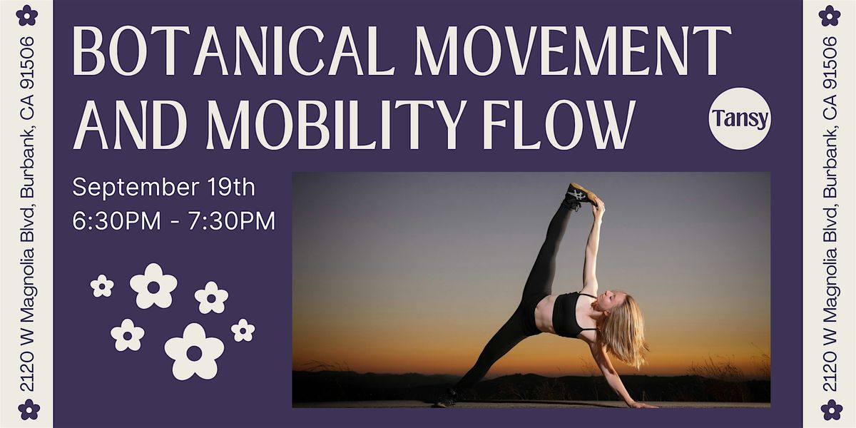 Botanical Movement and Mobility Flow with Shenandoah Harris