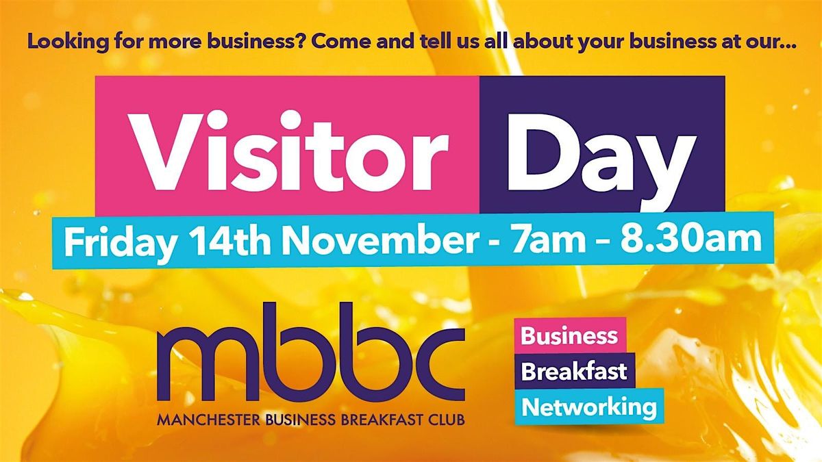 Manchester Business Breakfast Club Networking Visitor Day