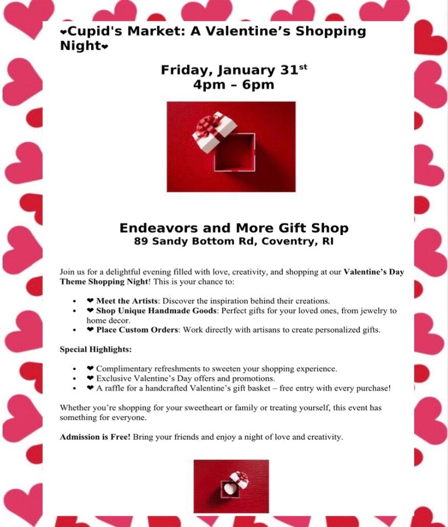 \u2665\ufe0f Cupid\u2019s Market : A Valentine\u2019s Shopping Night \u2763\ufe0f\ud83e\udd70