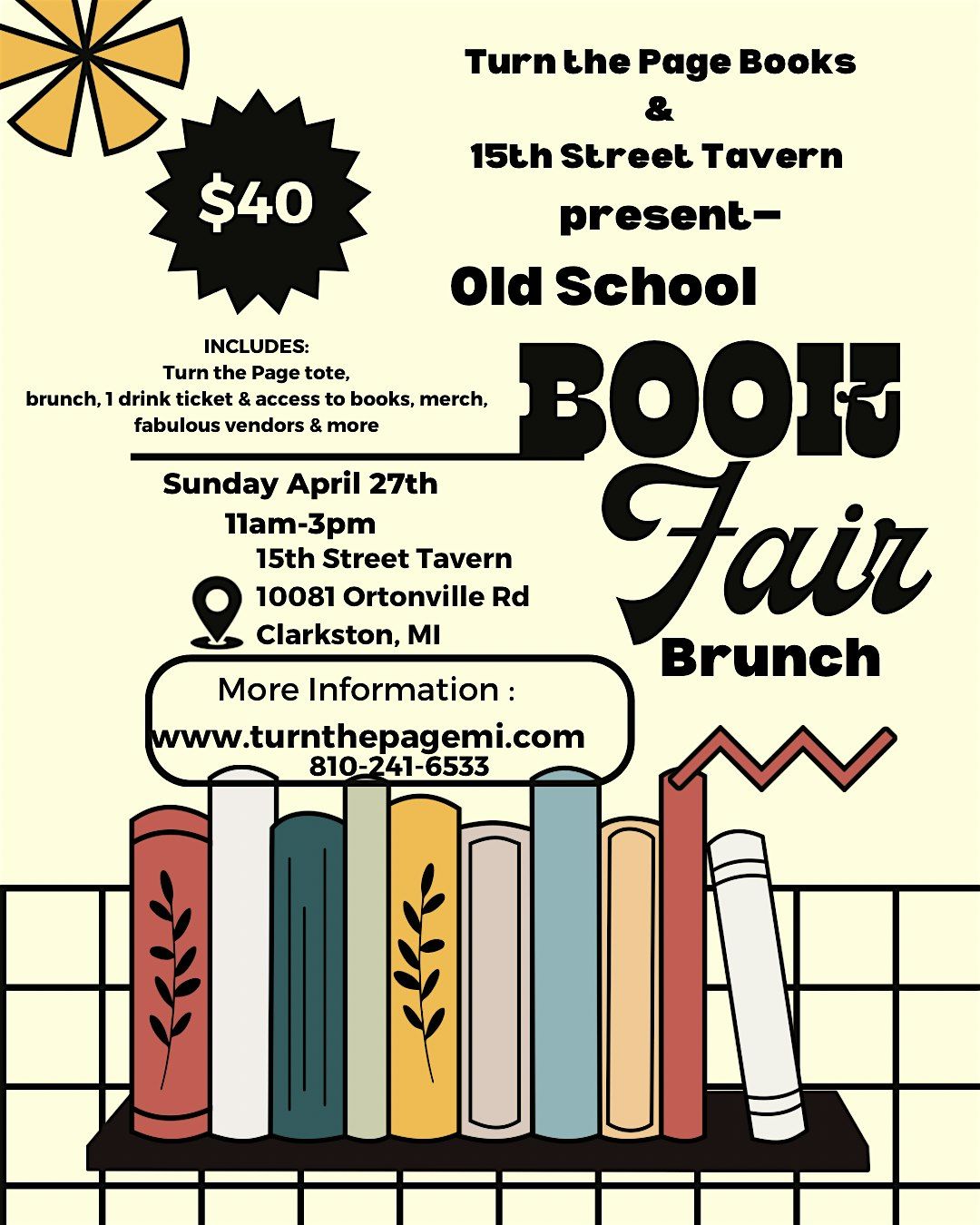 Old School Book Fair Brunch