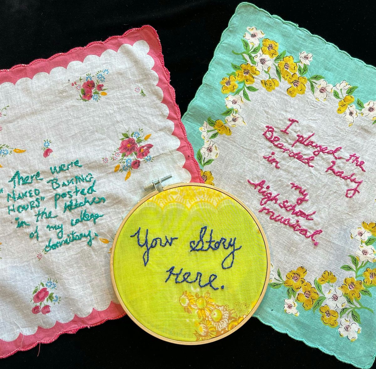 Your Story Here: Embroidering True Stories with Kirsten Ervin