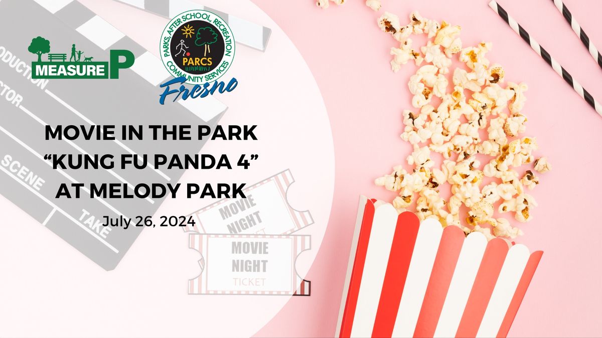 Movie Night In The Park, presenting "Kung Fu Panda 4