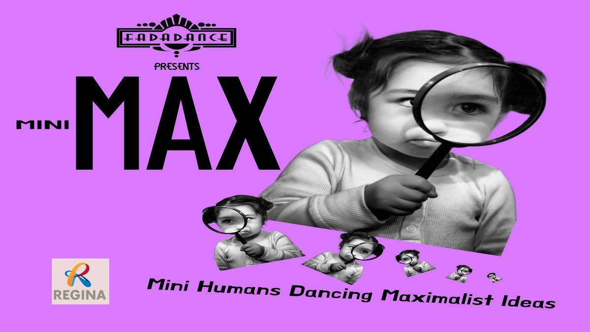 \u2018Mini-Max\u2019...mini humans dancing maximalist ideas (Junior Dancers Year End)