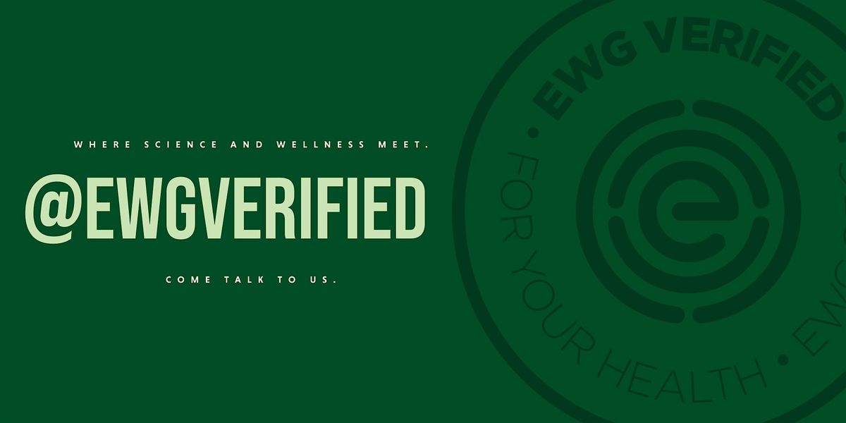 EWG Verified\u00ae Pop up in NYC (Oct. 18 & 19)