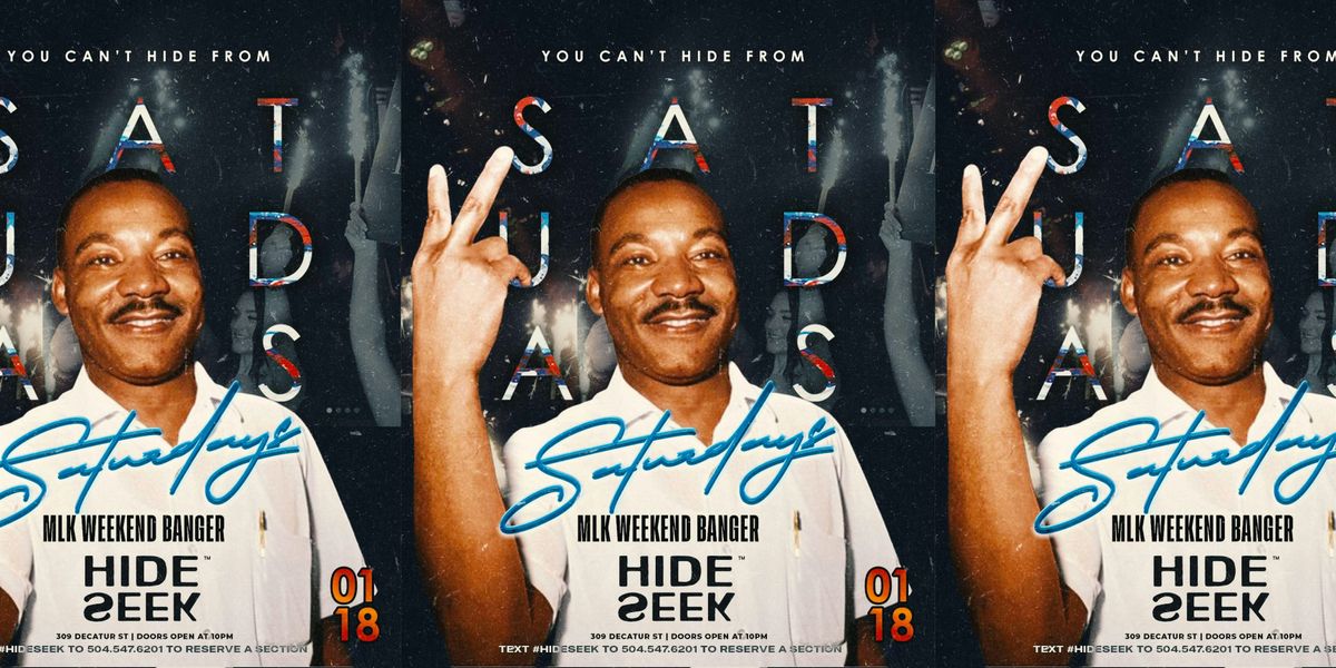 [1.18] You Can't Hide Saturday: MLK Edition at Hide\/Seek NOLA!