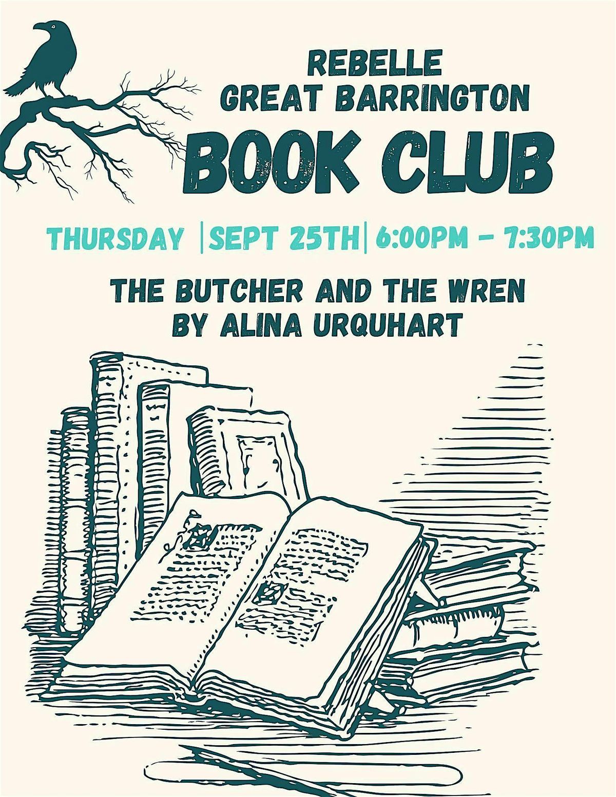 Rebelle Book Club: Great Barrington,MA