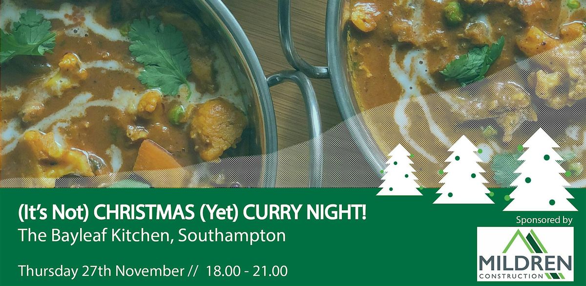 It's ( not) Christmas ( Yet) Curry!