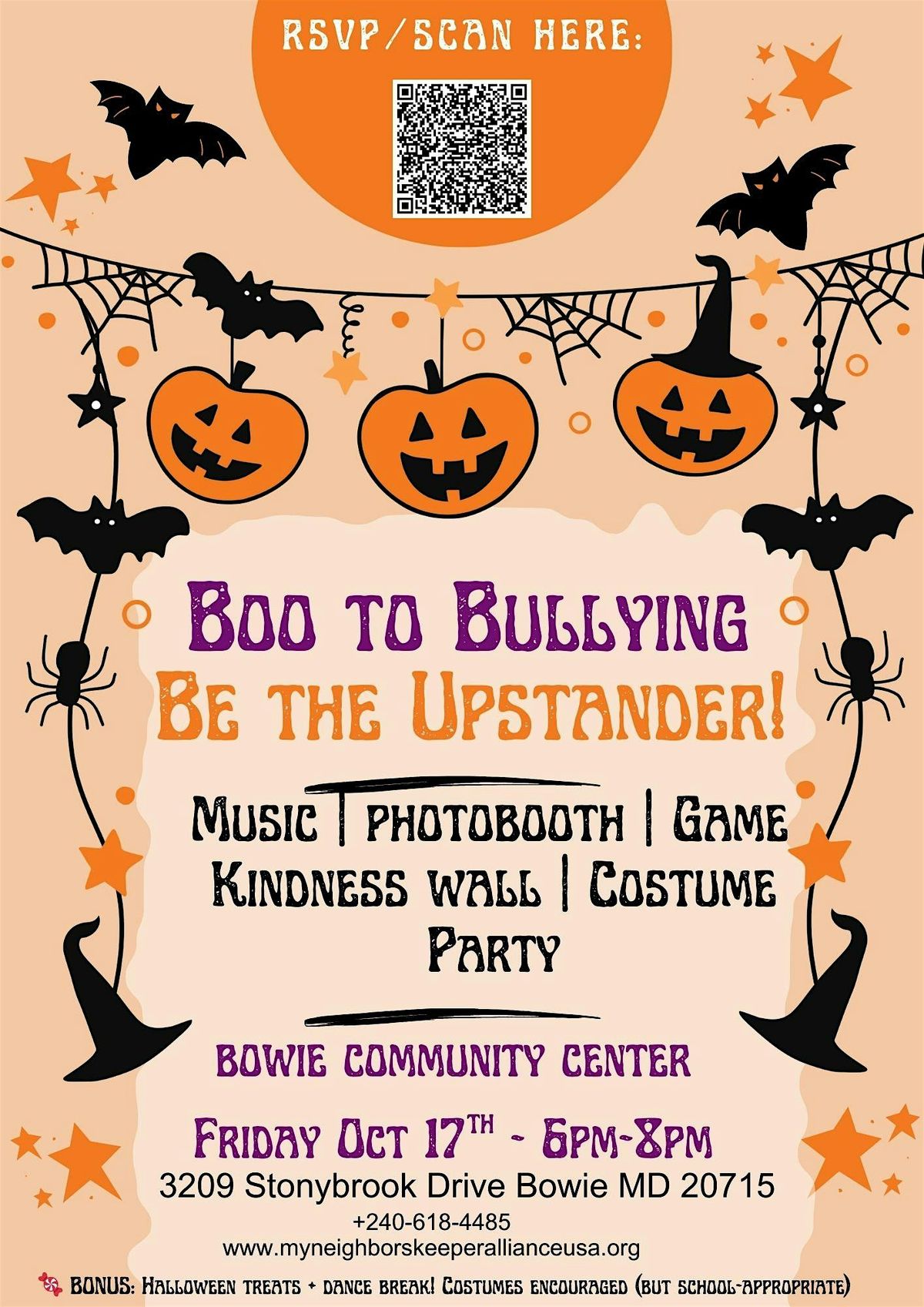 Boo to Bullying: Be The Upstander!