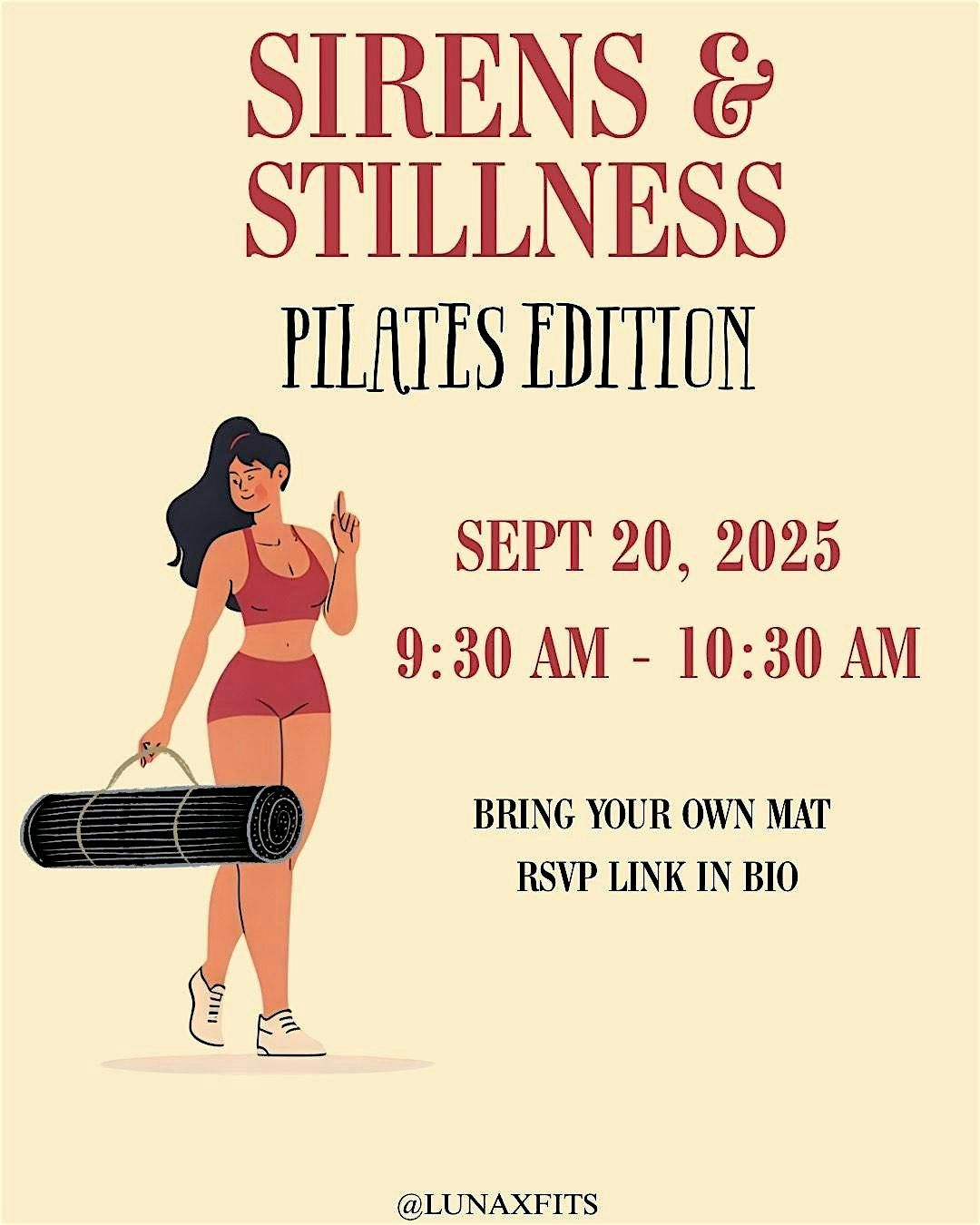 SIRENS + STILLNESS x PILATES