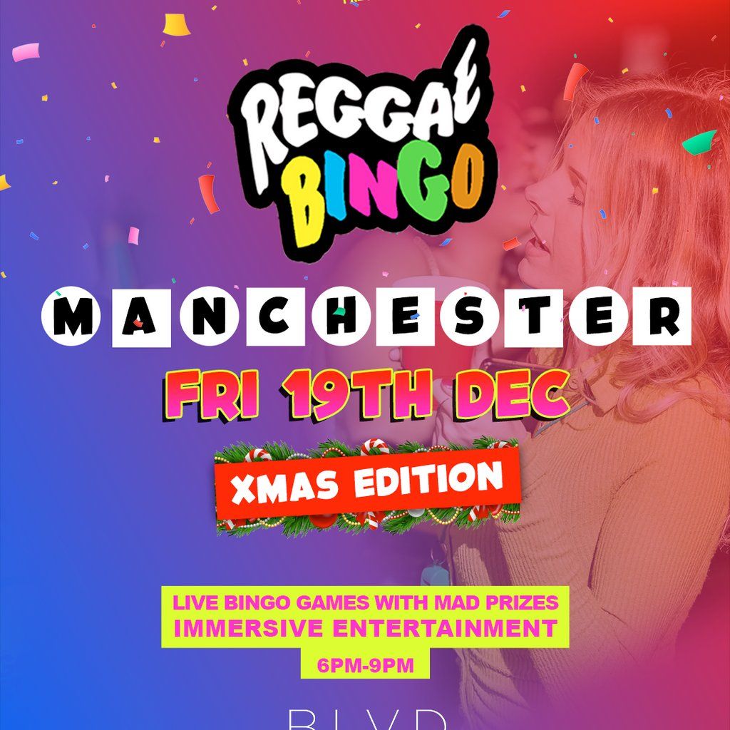 Reggae Bingo - Manchester - Fri 19th December - XMAS SPECIAL