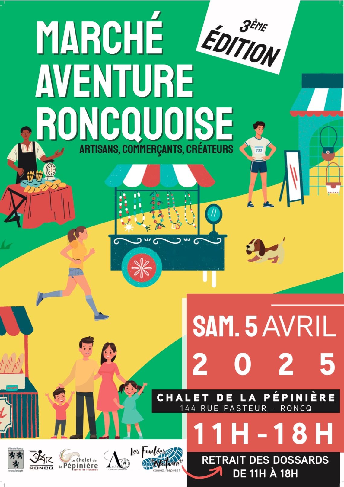 March\u00e9 aventure Roncquoise 3eme \u00e9dit 