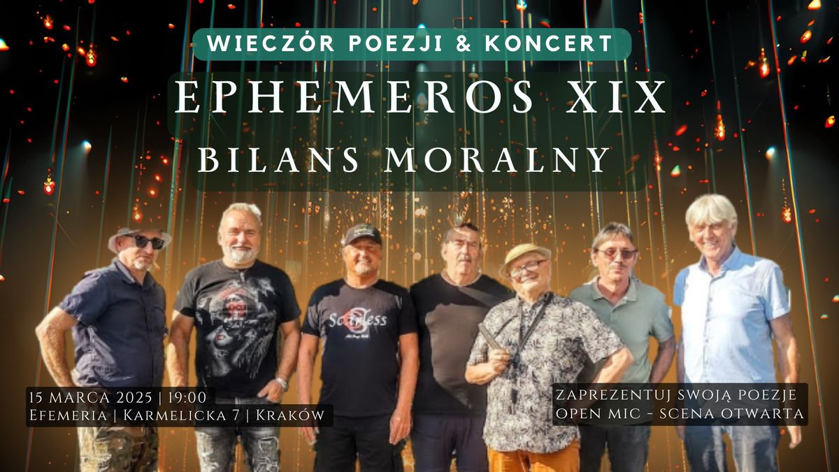 EPHEMEROS XIX | koncert BILANS MORALNY 