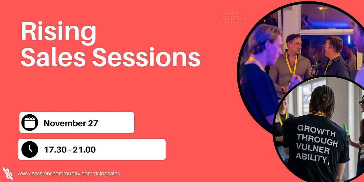 Rising Sales Sessions Amsterdam \/ 27 November