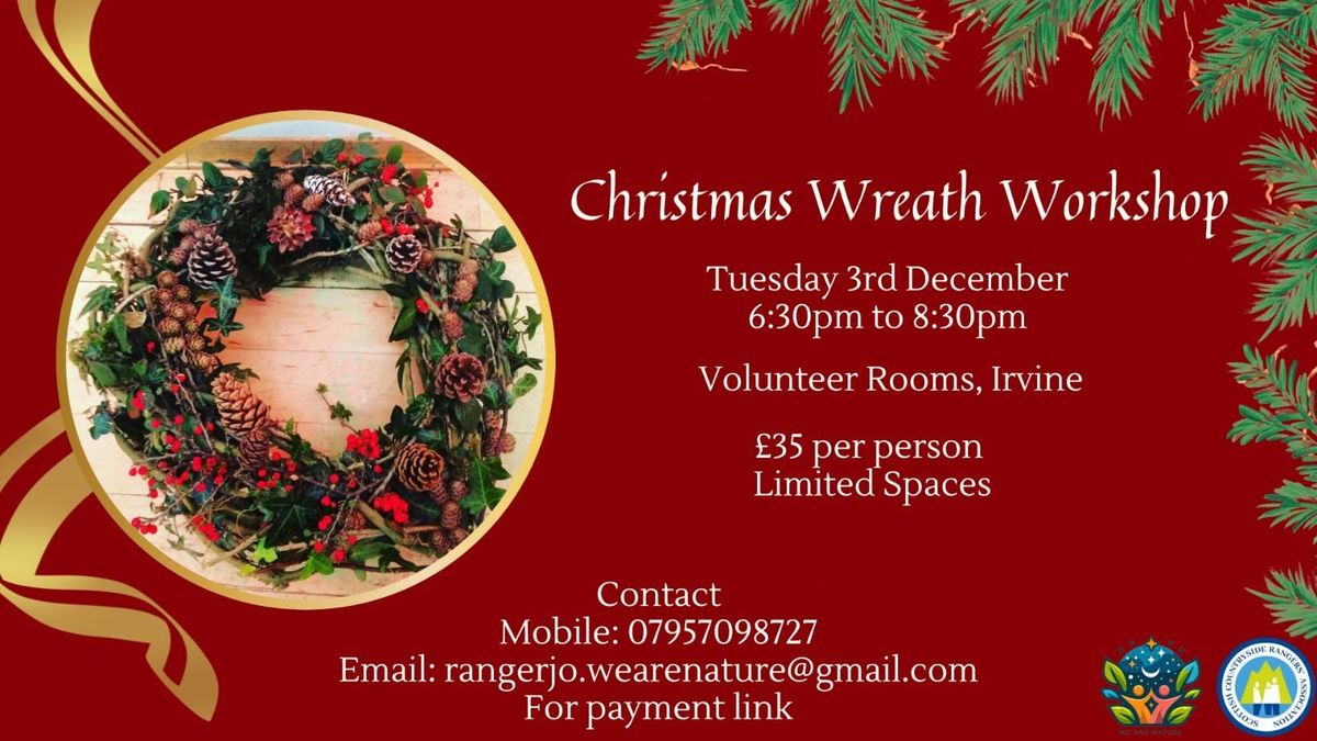 Christmas Wreath Workshop - Learn How! - North Ayrshire 