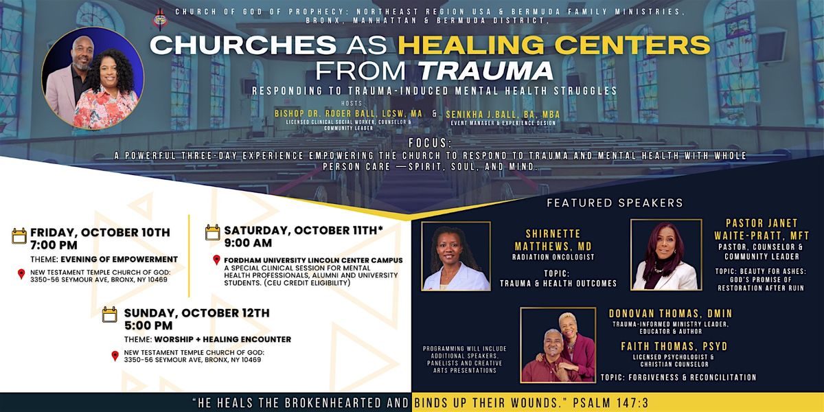 Churches as Healing Centers from Trauma