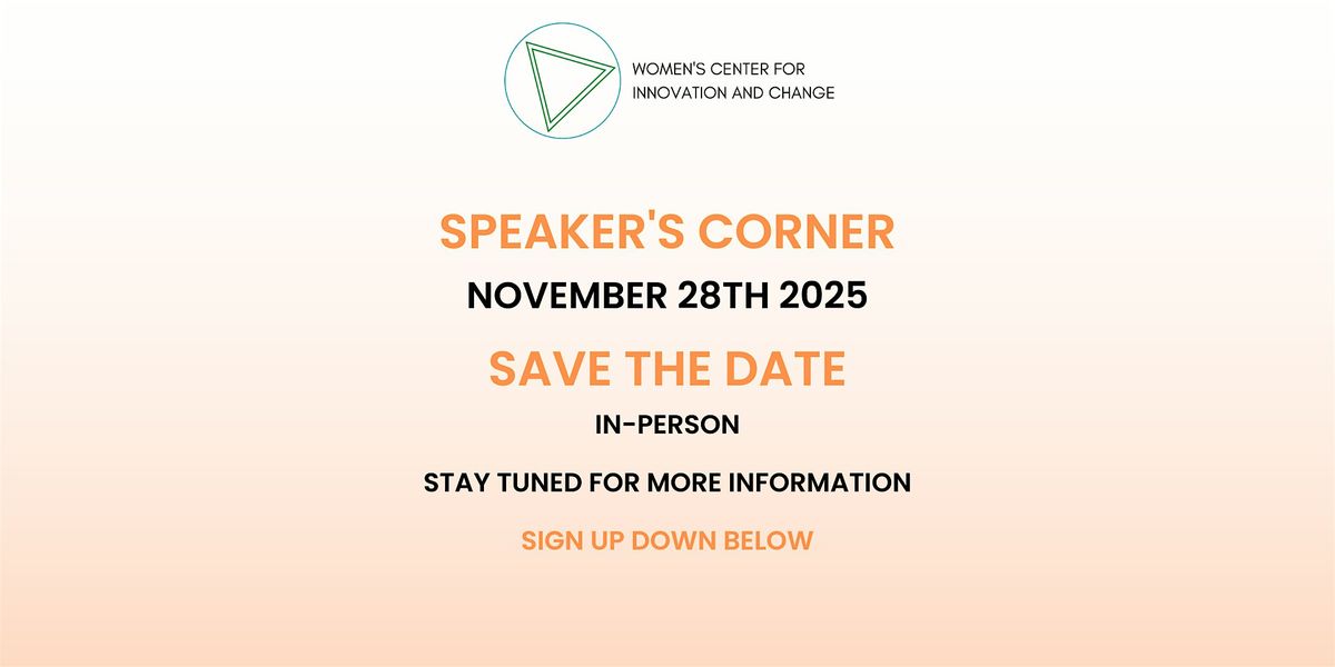 SPEAKER'S CORNER
