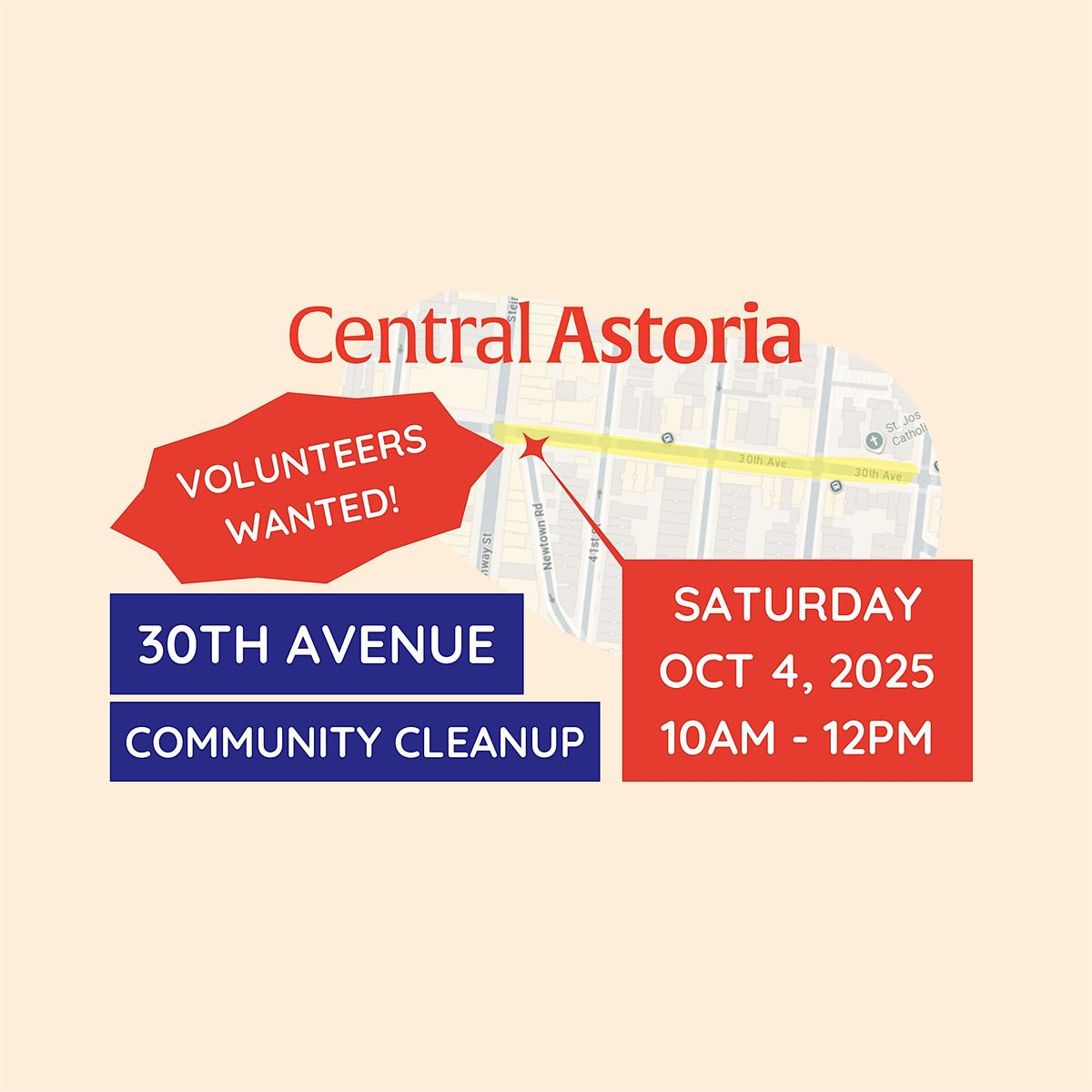30th Ave Astoria Community Cleanup