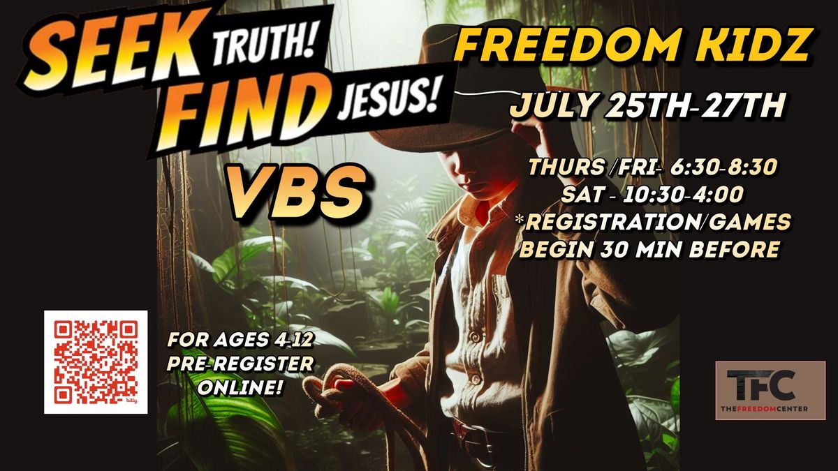 VBS: Seek Truth! Find Jesus!