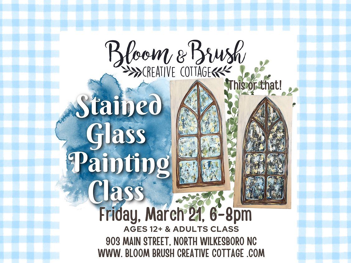 Stained Glass Painting Class! 