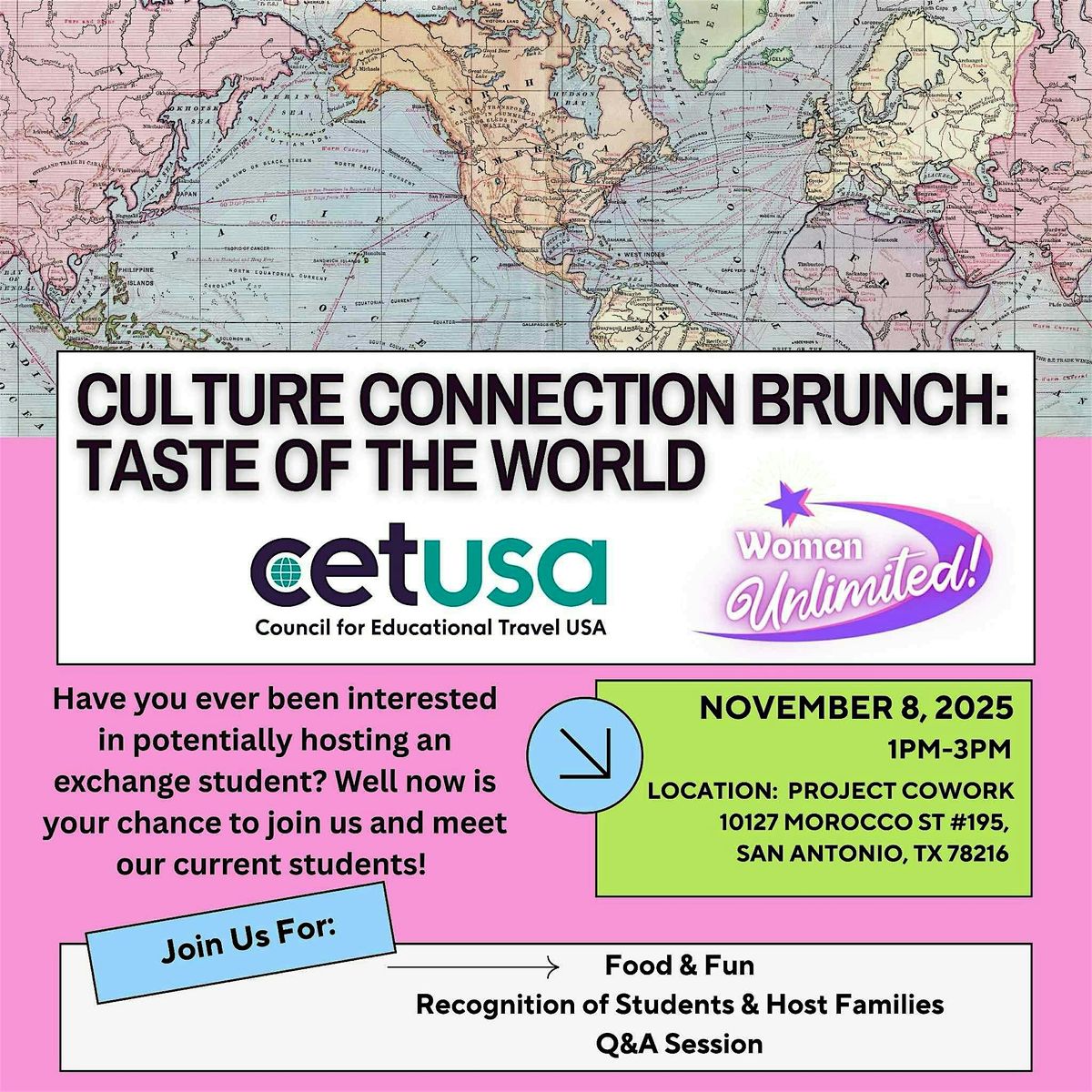 Culture Connection Brunch: Taste of the World