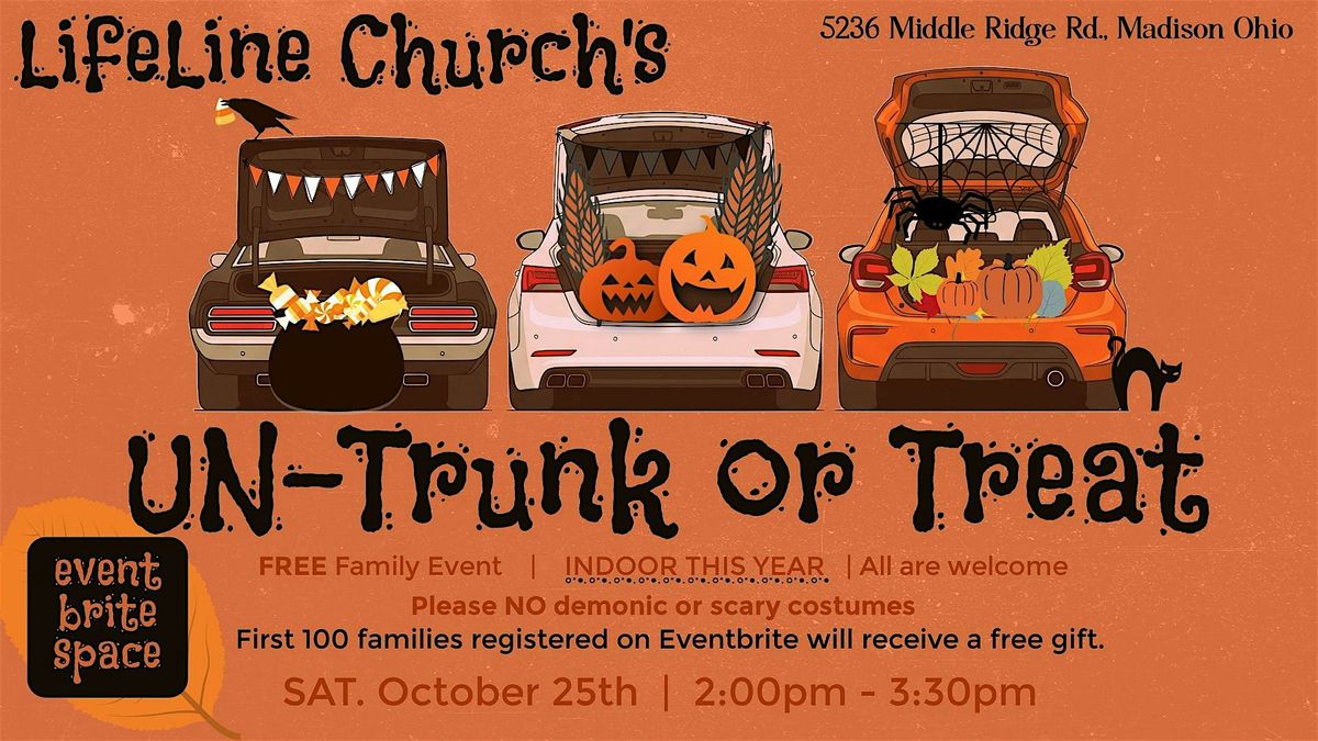 UN Trunk or Treat FREE FAMILY EVENT with promo code TREAT