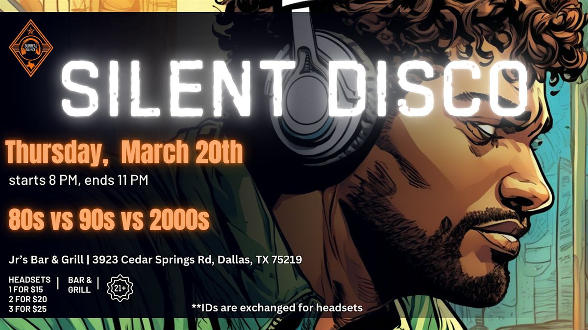Silent Disco! 80s vs 90s vs 2000s