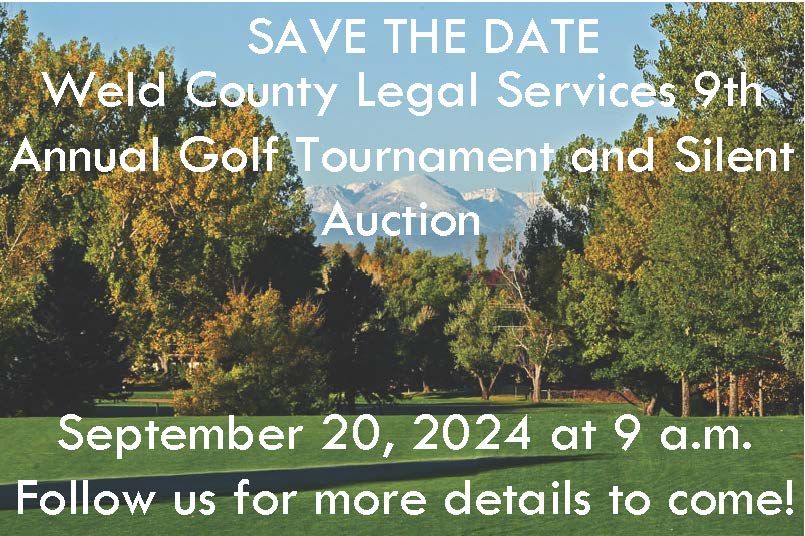 Weld County Legal Services 9th Annual Golf Tournament and Silent Auction