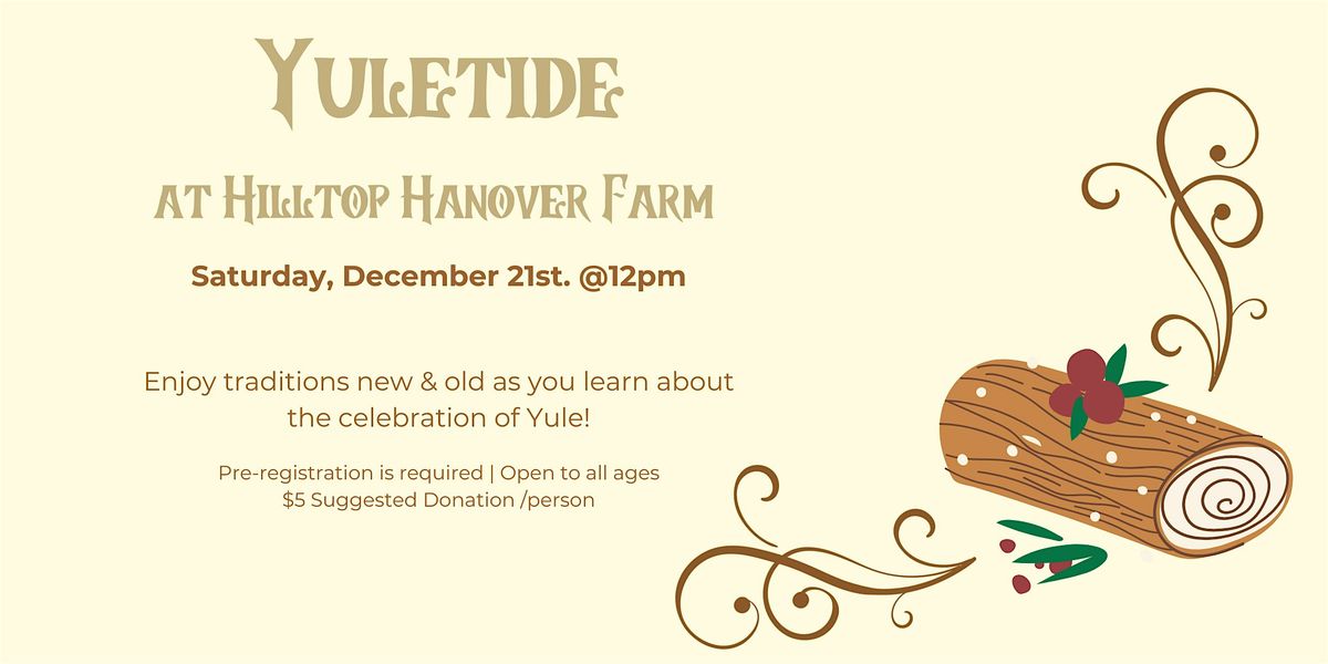 Yuletide at Hilltop Hanover Farm