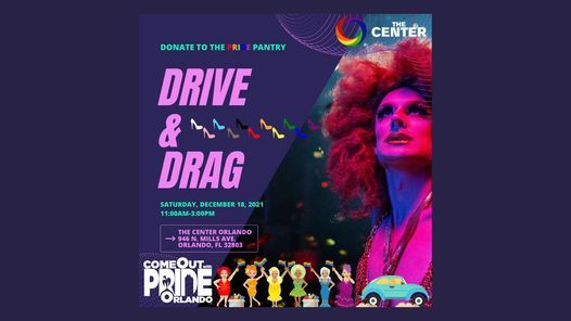 COWP & The Center present: Drive & Drag Food Drop Off