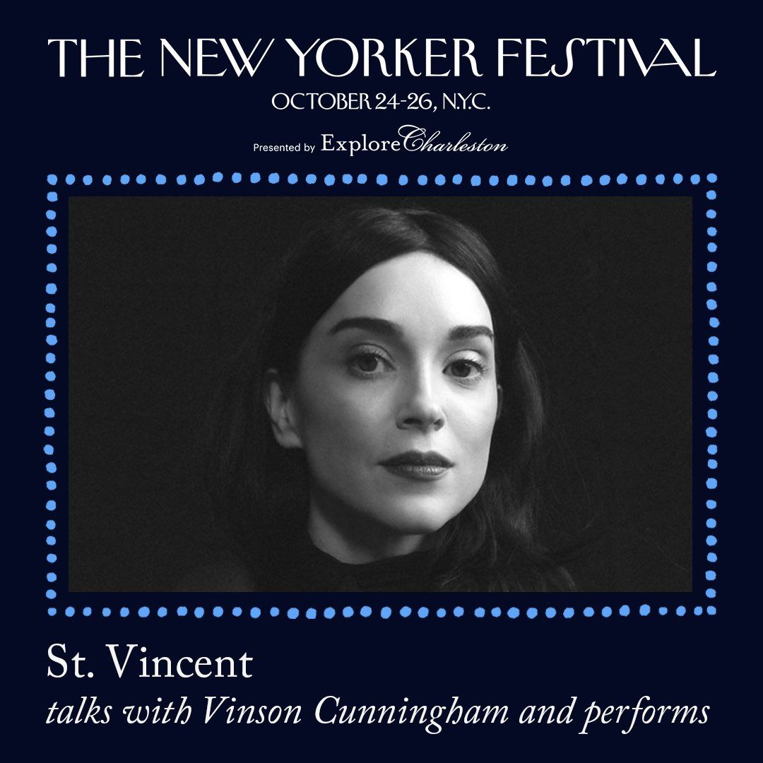 The New Yorker Festival - St. Vincent talks with Vinson Cunningham and performs at Webster Hall