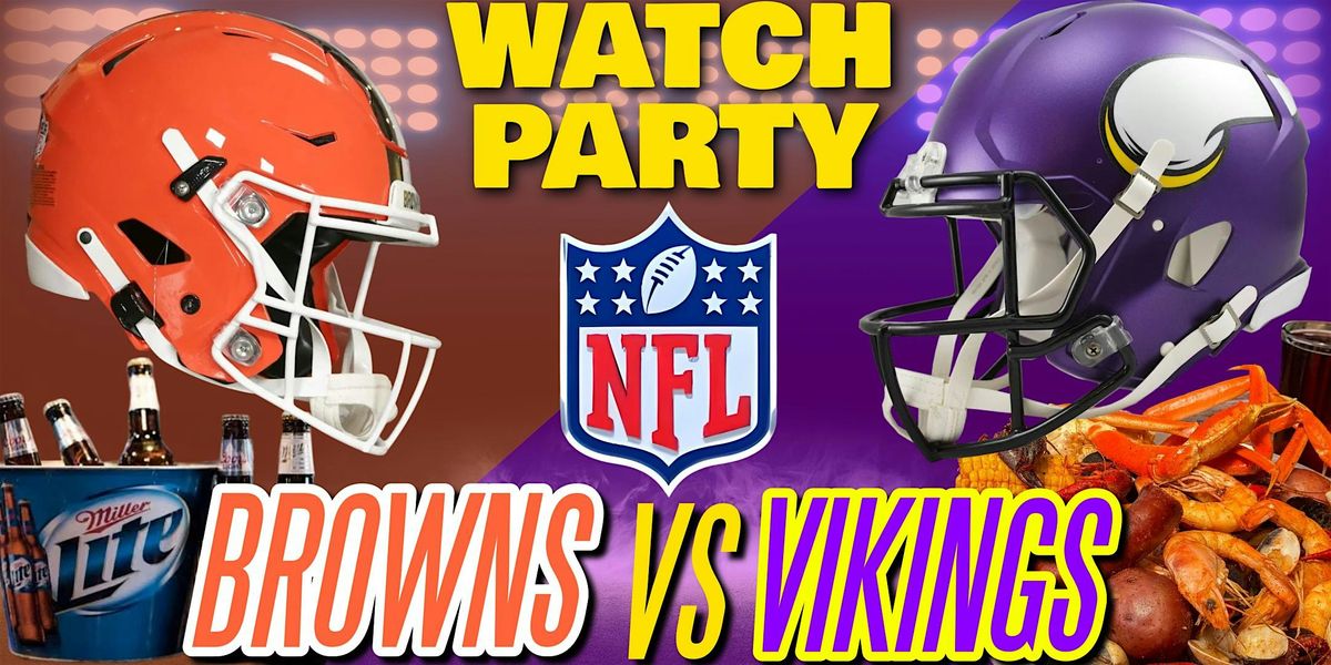 Browns vs Vikings - Watch Party at The Revel!