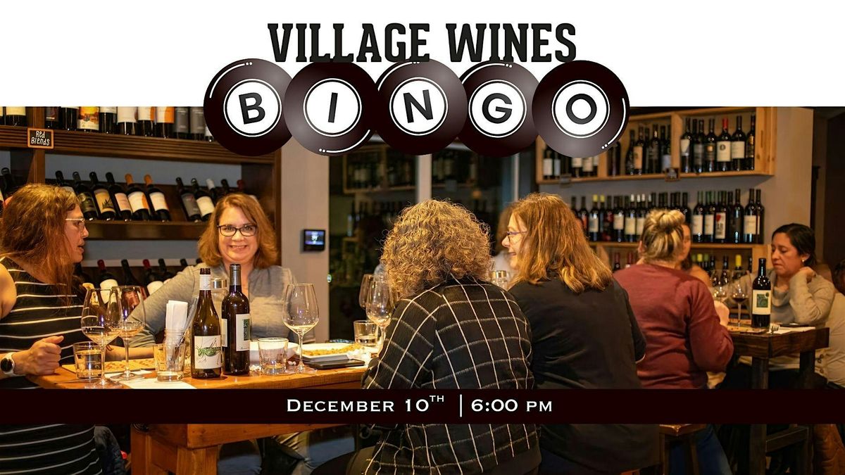 Village Wines Wednesday Night Bingo