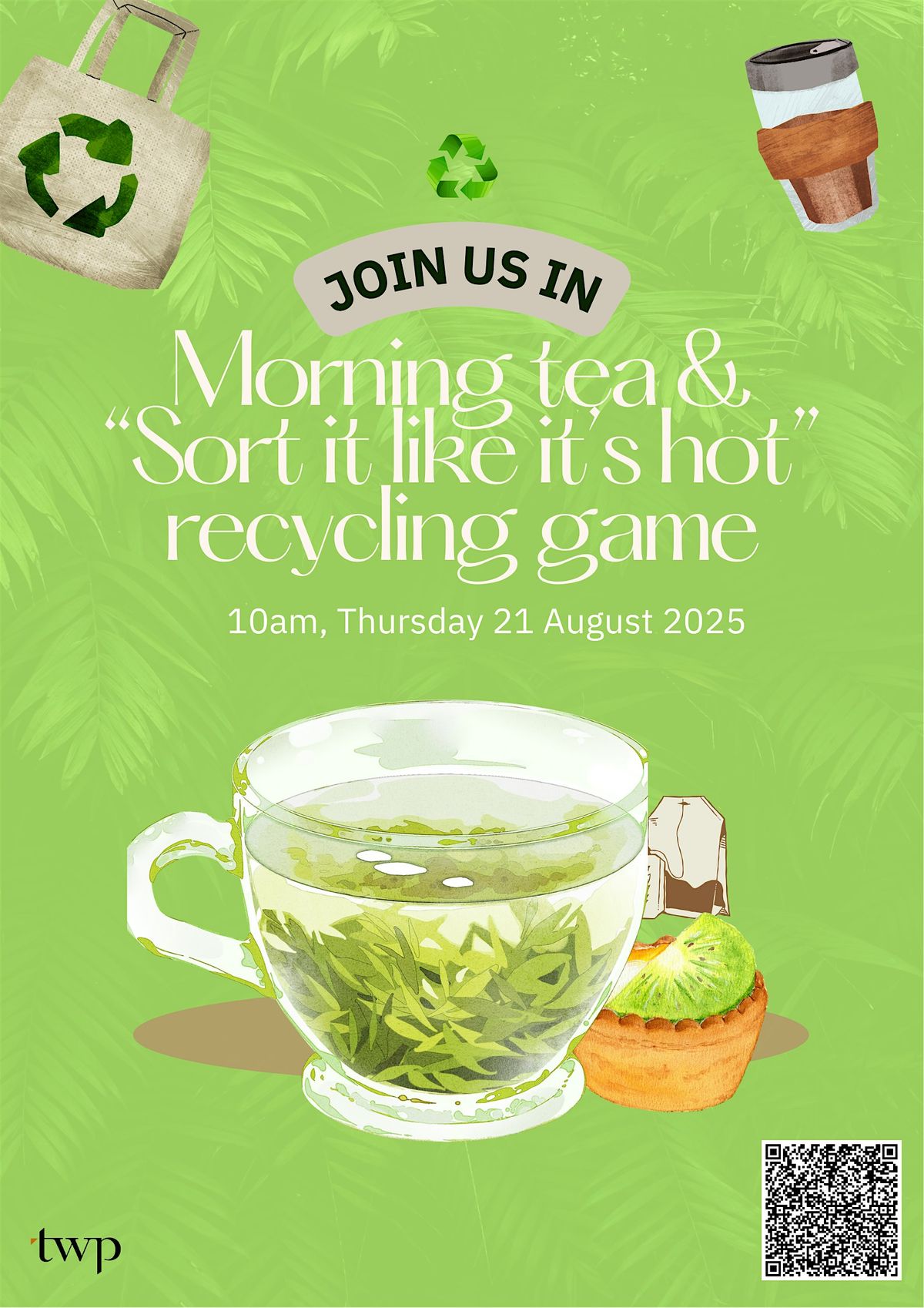 \u2615 Morning Tea & Recycling Fun Game \u2013 \u201cSort It Like It\u2019s Hot\u201d