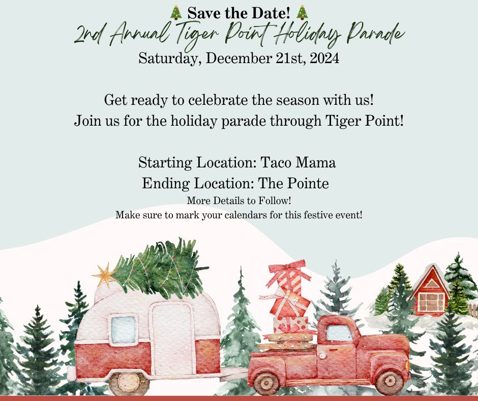 2nd Annual Tiger Point Golf Cart Holiday Parade