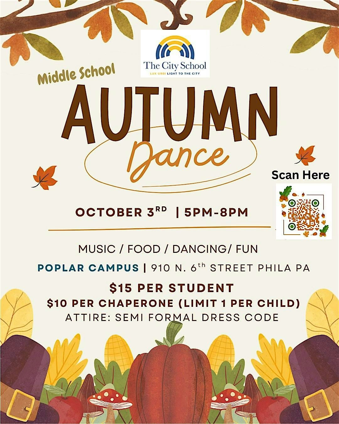 The City School Autumn Dance  for Middle  School