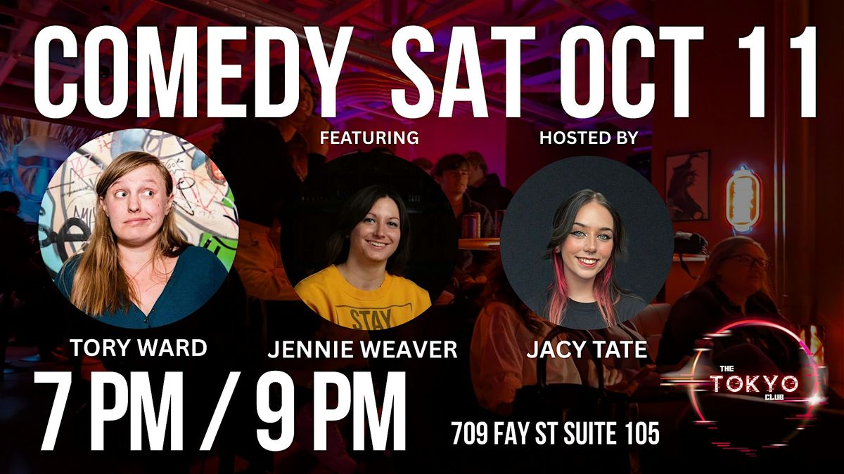 LIVE COMEDY at The Tokyo Club | Saturday, Oct. 11th Now With 2 Shows On Sat