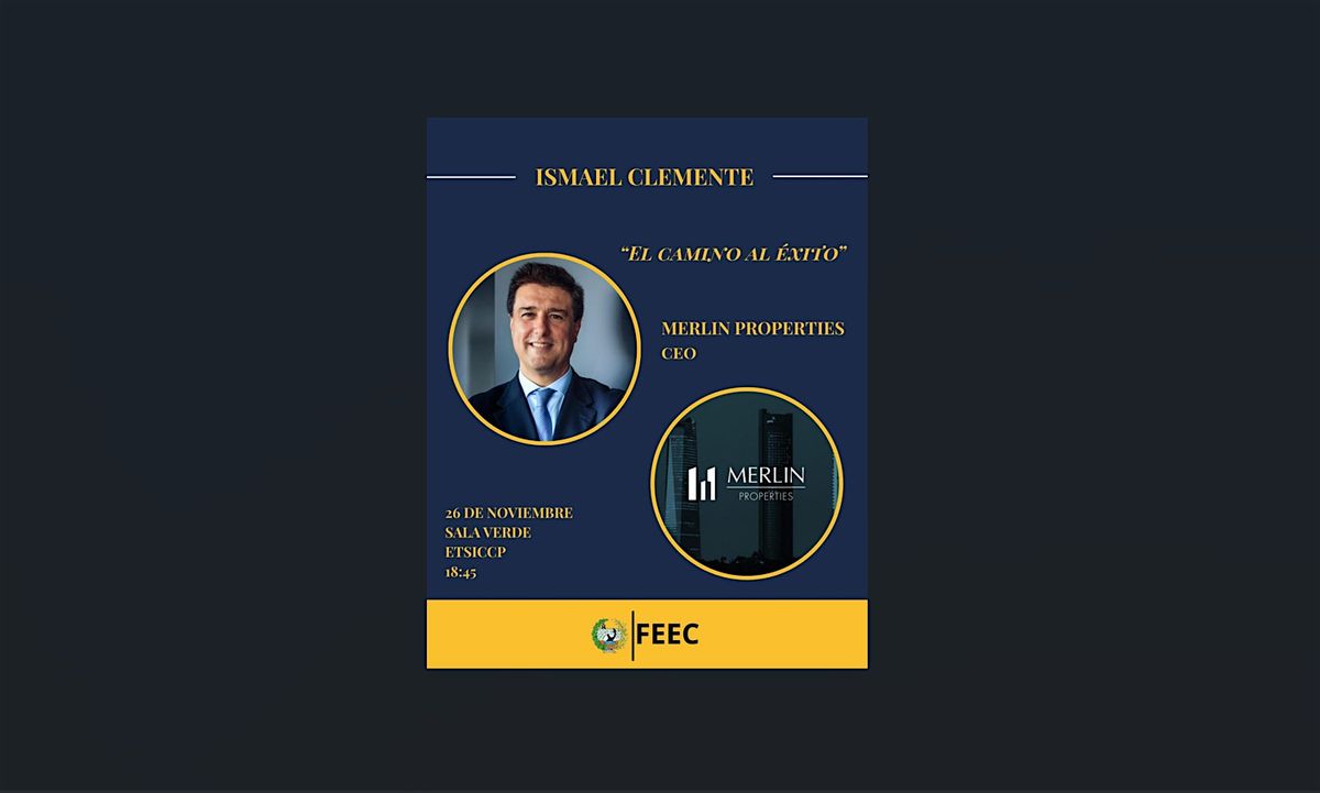 ISMAEL CLEMENTE- CEO MERLIN PROPERTIES