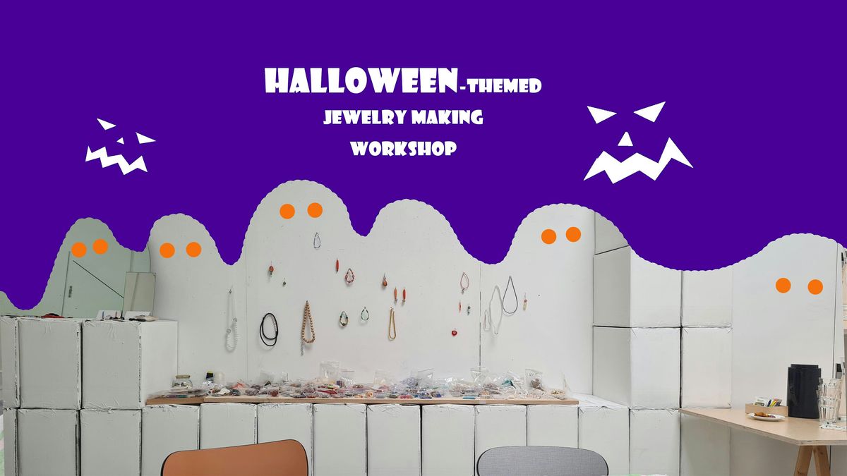 Halloween-themed jewelry making workshop