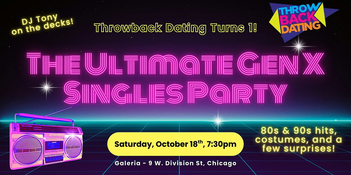 The Ultimate Gen X Singles Party