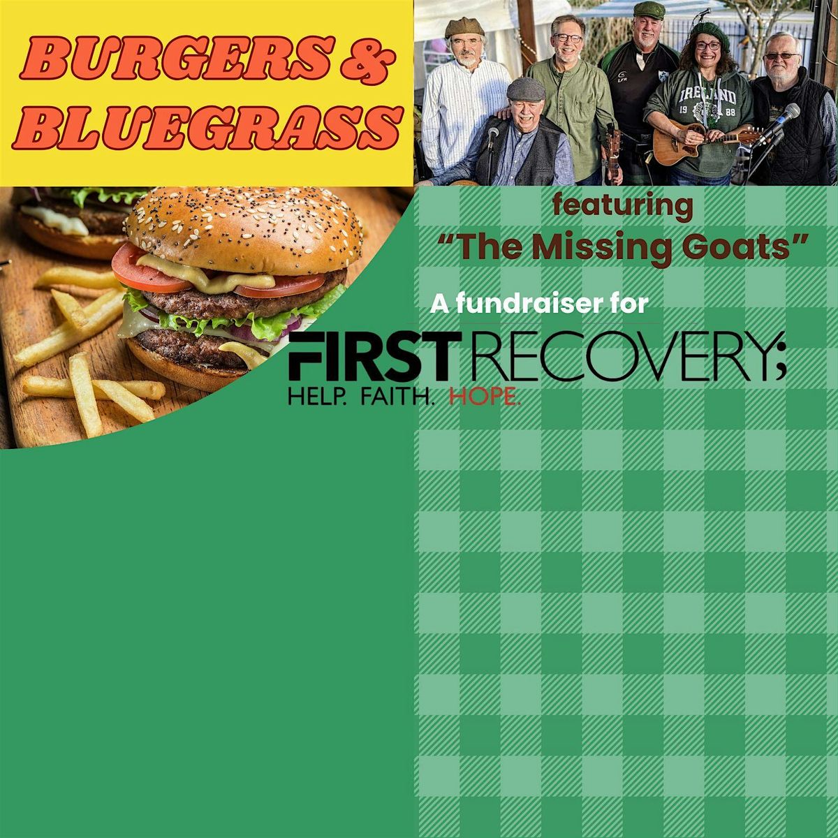 Burgers and Bluegrass: A First Recovery Fundraiser