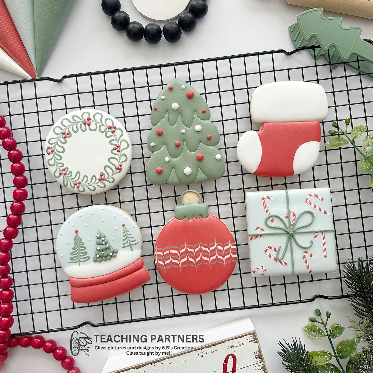 "Classic Christmas" Cookie Decorating Class w\/ My Cookie Cottage