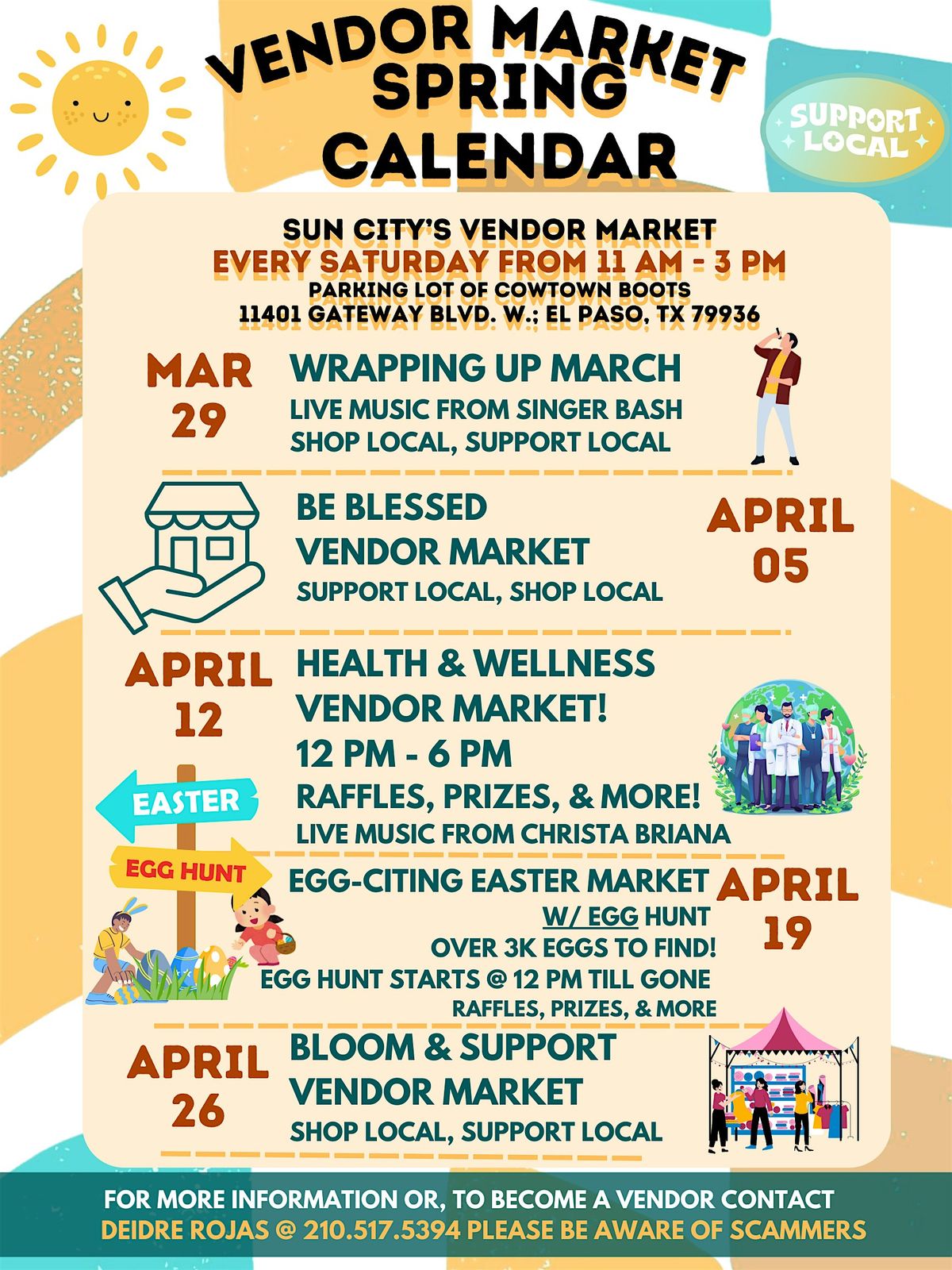 Every  Saturday Vendor Market - Pet Friendly Event