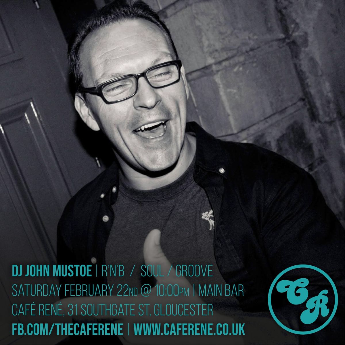 DJ John Mustoe at Caf\u00e9 Ren\u00e9