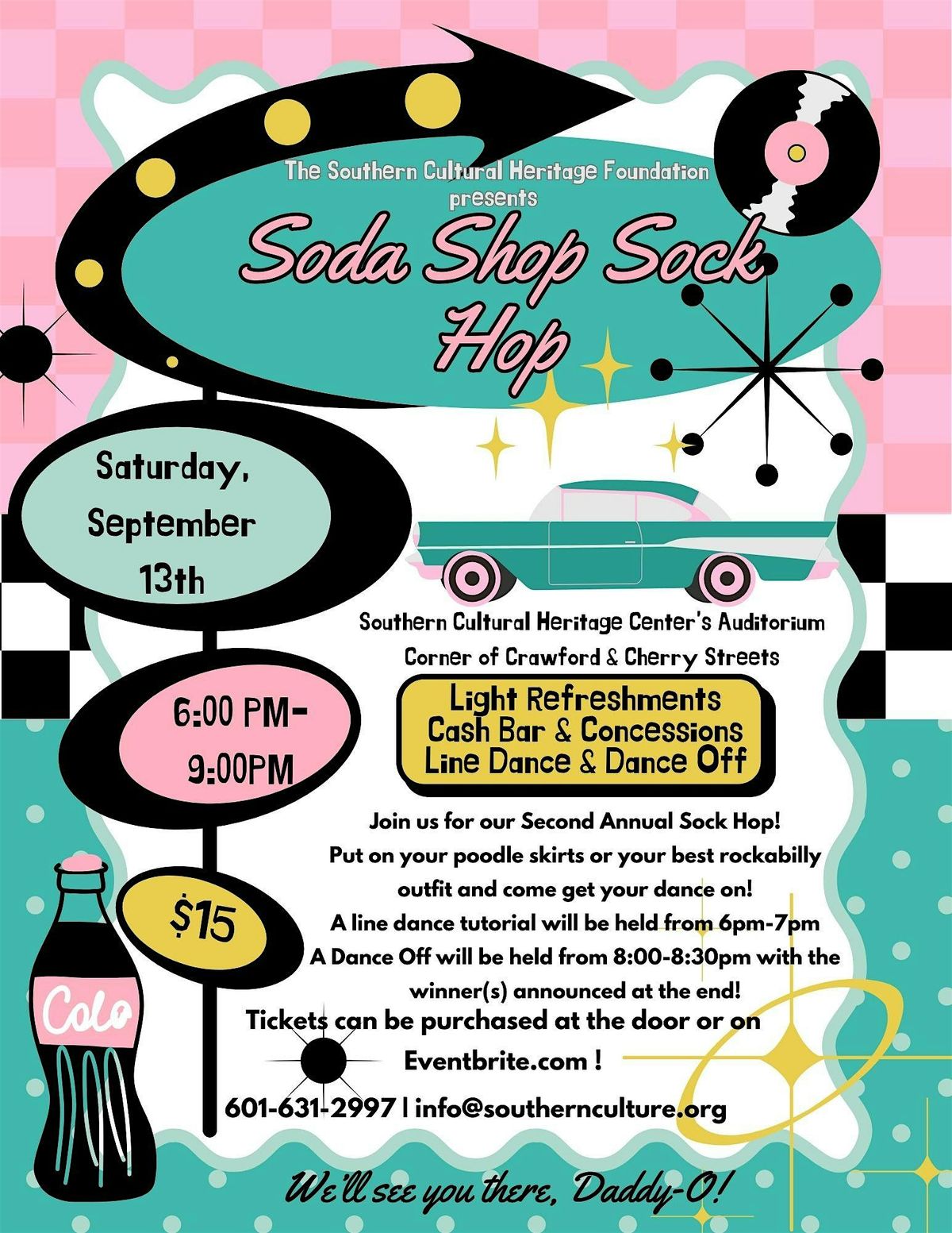 Soda Shop Sock Hop at SCHC