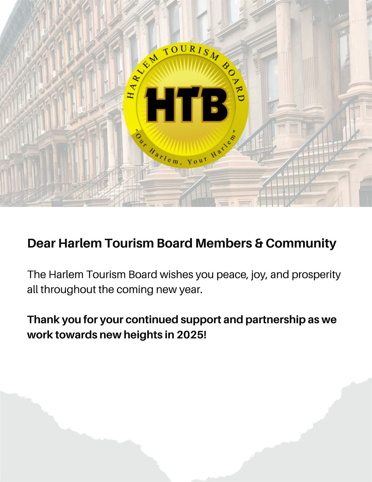 Harlem Tourism Membership Meeting